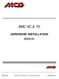 BMC 6C & 7D HARDWARE INSTALLATION MANUAL. MCG Inc. BMC 6C & 7D Hardware Installation Manual ZN2UDB6799-4