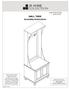 JR HOME COLLECTION. HALL TREE Assembly Instructions. Item#: IF-SH-205-MH IF-SH-205-ES