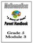 Grade 5 Module 3 Addition and Subtraction of Fractions