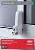 Window Locks. We take the worry out of protecting what s valuable to you. Lockwood: no worries.