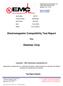 Electromagnetic Compatibility Test Report. Datamax Corp