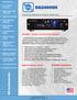 WIDEBAND MICROWAVE SIGNAL GENERATOR. SG24000H Compact, Low Phase-Noise, Wideband. Signal Generator Control