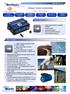 SmartSensor. AX-3D Version. Wireless Triaxial Accelerometer. Mems Technology. Applications. Main Features. New version: ±13g