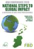 NATIONAL STEPS TO GLOBAL IMPACT