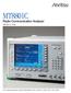 MT8801C. Radio Communication Analyzer 300 khz to 3 GHz. For Communications Systems Worldwide (GSM, CDMA, IS-136A, PDC, PHS, DECT)