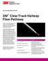 3M Clear Track Hallway Fiber Pathway