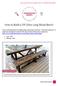 How to Build a DIY Extra Long Wood Bench