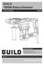 GUILD 1000W Rotary Hammer
