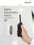 Digital P atrol Radio PD415