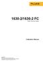 1630-2/ FC. Calibration Manual. Earth Ground Clamp