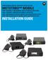 MOTOTRBO MOBILE INSTALLATION GUIDE PROFESSIONAL DIGITAL TWO-WAY RADIO SYSTEM