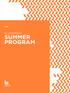 IE UNIVERSITY SUMMER PROGRAM. IE University Summer Program 1