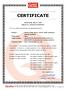 CERTIFICATE. Issued Date: July 27, 2007 Report No.: 076L030-ITCEP07V03