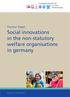 Social innovations in the non-statutory welfare organisations in germany