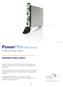 PowerPXIe Series. Analog Power Meter ADVANCE SPEC SHEET