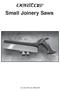 Small Joinery Saws. U.S. Des. Pat. No. D605,923