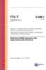 ITU-T G (11/2009) Multichannel DWDM applications with single-channel optical interfaces