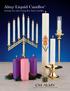 Almy Liquid Candles. Setting Up and Caring For Your Candles OUTFITTERS TO THE CHURCH AND CLERGY SINCE 1892