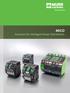 MICO Solutions for Intelligent Power Distribution