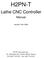 H2PN-T. Lathe CNC Controller. Manual. Version: Feb, 2009
