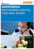 ANDROMEDA NATIONWIDE DIGITAL TWO-WAY RADIO