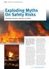 Exploding Myths On Safety Risks