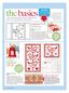 the basics Gift Set Cross Stitched Appliqué Holly Motif Set Designer: Louise Nichols Page: 44 What is...redwork? CUT OUT AND KEEP!