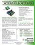 WTC3243 & WTC3293 DATASHEET AND OPERATING GUIDE. Ultrastable TEC Controller & Evaluation Board FEATURES AND BENEFITS