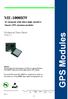 GPS Modules ME-1000RW. Technical Data Sheet Version channels with ultra-high sensitive Smart GPS Antenna module