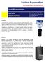 Level Measurement. GDSL Series. Ultrasonic Level Sensor