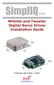Whistle and Tweeter Digital Servo Drives Installation Guide