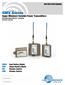 SMV Series. Super Miniature Variable Power Transmitters With Digital Hybrid Wireless Technology US Patent 7,225,135 INSTRUCTION MANUAL
