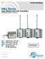 SMa Series. Super Miniature Belt-Pack Transmitters With Digital Hybrid Wireless Technology INSTRUCTION MANUAL