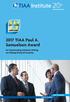 2017 TIAA Paul A. Samuelson Award. For Outstanding Scholarly Writing on Lifelong Financial Security