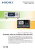 Resistance Meters for Production Lines and MRO. Easy to use with high-accuracy RESISTANCE METER RM3544, RM3548