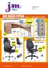 FIVE TASK LEATHER COLOURS ERGONOMIC DESK WITH 3 DRAWER PEDESTAL CONTRACT FILING CABINET ANDRETTI