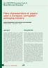 Fibre characteristics of papers used in European corrugated packaging industry