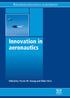 Contributor contact details. 1 Introduction to innovation in aeronautics 1
