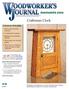 Craftsman Clock. America s leading woodworking authority. Step by Step construction instruction. A complete bill of materials.