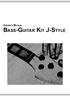 Owner s Manual. Bass-Guitar Kit J-Style
