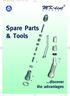 spare parts final.qxp :37 Seite 1 Spare Parts & Tools...discover the advantages