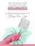 THE ESSENTIAL GUIDE TO FINALLY GETTING ORGANIZED 1
