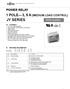 JY SERIES 1 POLE 3, 5 A (MEDIUM LOAD CONTROL) POWER RELAY. RoHS compliant