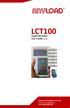 LCT100. Load Cell Tester User s Guide (v1711) Anyload Transducer Co. Ltd Website: