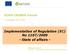 Implementation of Regulation (EC) No 1107/ State of affairs -