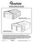 UNIVERSAL ASSEMBLY INSTRUCTIONS FOR VERSATUBE GARAGE BUILDINGS
