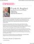 Frank A. Angileri Shareholder, Co-Chair Post-Grant Proceedings Michigan Office P (248)