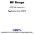 RF Range. Application Note AN014. of TR-7xDx transceivers IQRF Tech s.r.o.   Appl_Note_AN014_ Page 1