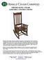 1500 ROCKING CHAIR ASSEMBLY INSTRUCTIONS