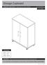 Storage Cupboard 617/ /3481. Assembly Instructions - Please keep for future reference